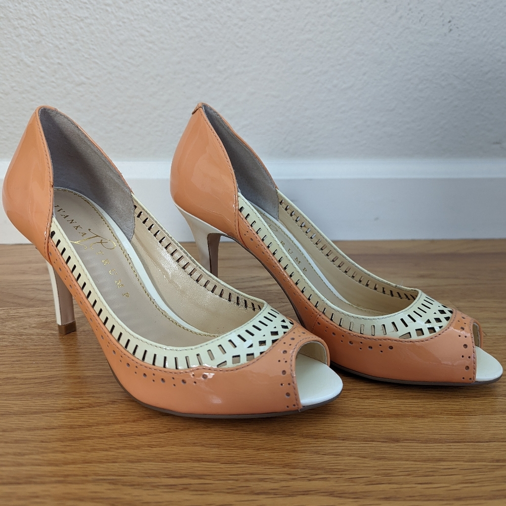 Ivanka Trump Open Toe Pumps